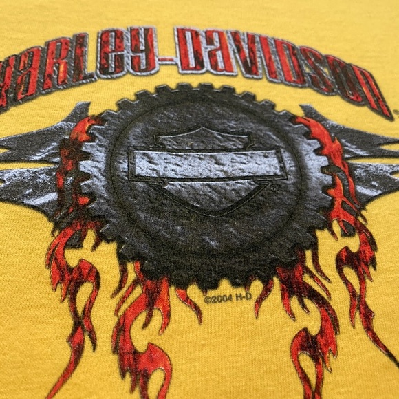 VINTAGE Uke’s Harley Davidson Long Sleeve Top - Picture 5 of 10